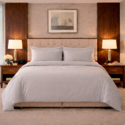 Juego de Sábanas Hoteleras 144 Hilos Gris