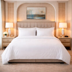 Juego de Sábanas Hoteleras 180 Hilos Blancas