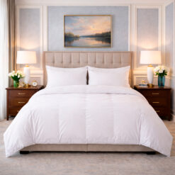 Duvet Hotelero Blanco 200 Hilos Polialgodón 50/50 + Fundas