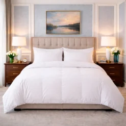 Duvet Hotelero Blanco 200 Hilos Algod n 100% + Fundas Casa LiLe