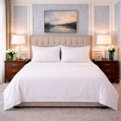 Juego de Sábanas Hoteleras 200 Hilos Blancas