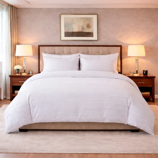 Duvet Hotelero Blanco 250 Hilos Polialgod n Premium 60/40 + Fundas Casa LiLe