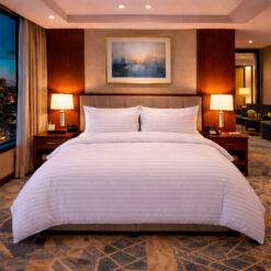 Duvet Hotelero Blanco 300 Hilos 100% Algodón Premium + Fundas