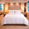 Duvet Hotelero Blanco 300 Hilos Polialgod n 60/40 + Fundas Casa LiLe