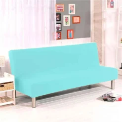 Protector de sof cama azul cielo premium Tipo B (Con Imperfecciones) Casa LiLe