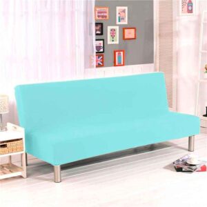 Protector de sofá cama azul cielo premium