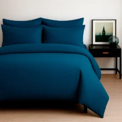 Juego de Duvet de 300 Hilos Azul Petr leo Casa LiLe