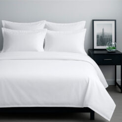 Juego de sábanas algodón blanco