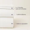 Juego de S banas Premium Blanco Casa LiLe