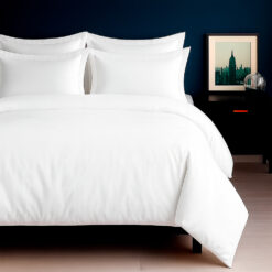 Combo Juego de Duvet 300 hilos Blanco + Plumón