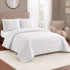 Colcha Española Microembosada Blanca