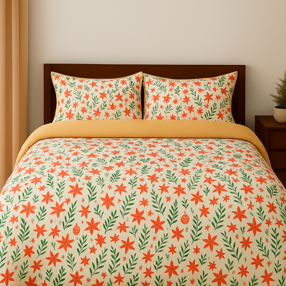 Duvet Navideño Doble Faz – Navidad Clásica