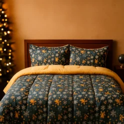 Edred n Navide o Estrella de Noche Buena Dise o Doble Faz Casa LiLe