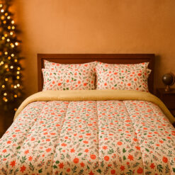 Edredón Navideño – Navidad Clásica Diseño Doble Faz