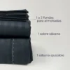 Juego de S banas Premium Gris Oscuro Casa LiLe
