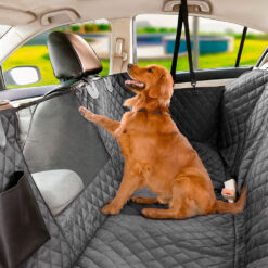 Protector para silla trasera impermeable premium gris