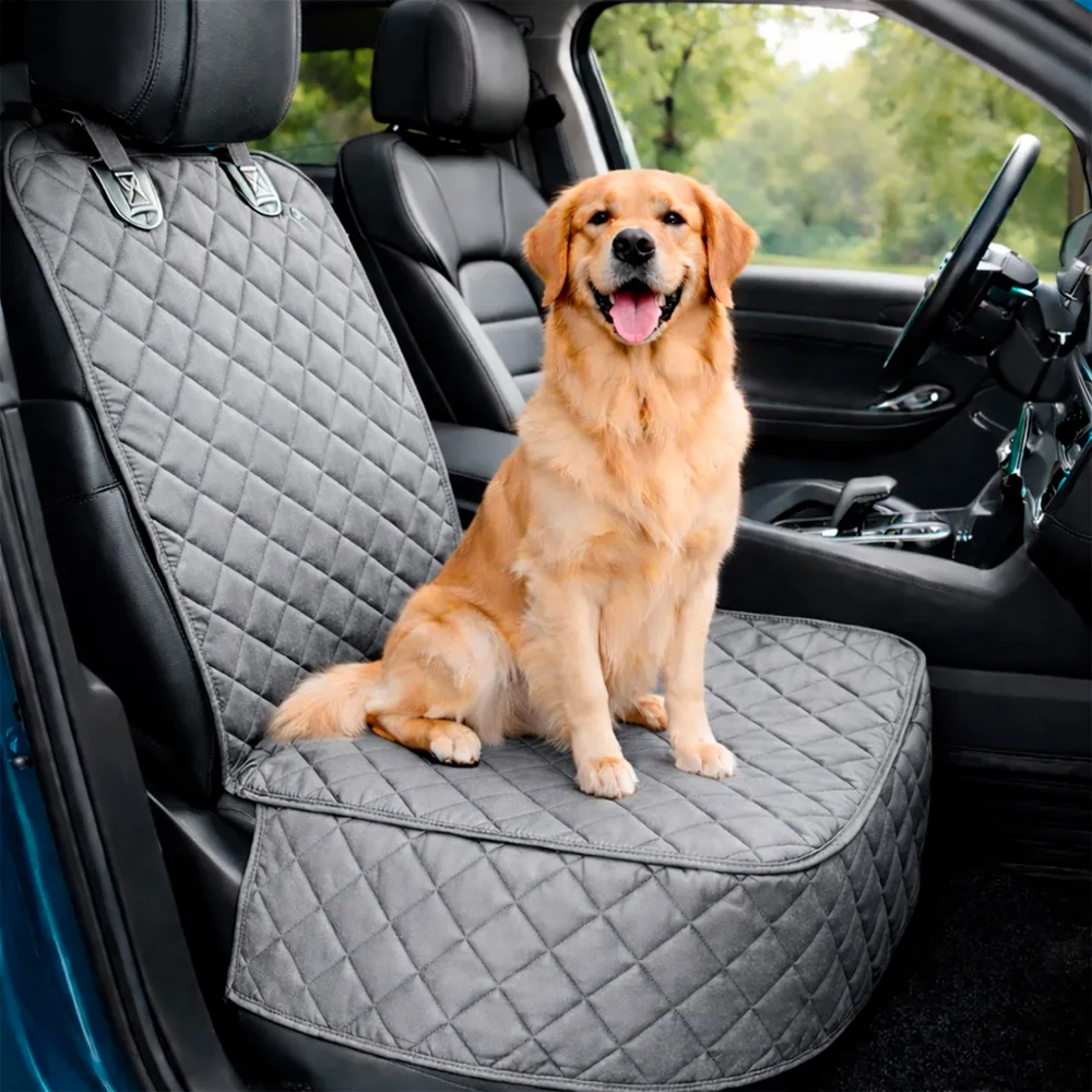 Protector de silla de carro delantero impermeable premium gris Casa LiLe