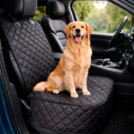 Protector de silla de carro delantero impermeable premium negro Tipo B (Con Imperfecciones)