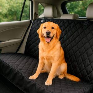 Protector de silla de carro trasero negro