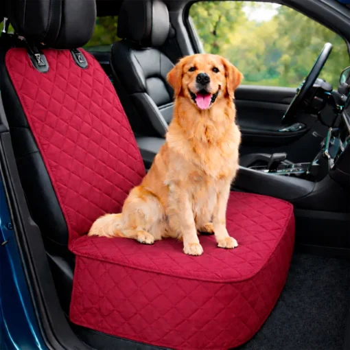 Protector de silla de carro delantero vinotinto Casa LiLe