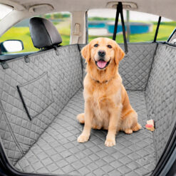 Protector para silla trasera impermeable gris