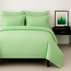 Juego de sabanas verde manzana