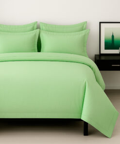 Juego de sabanas verde manzana