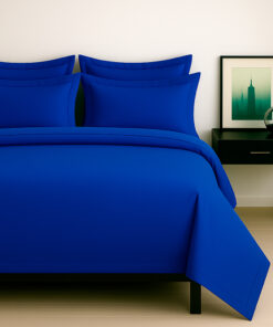 Juego de sábanas azul rey