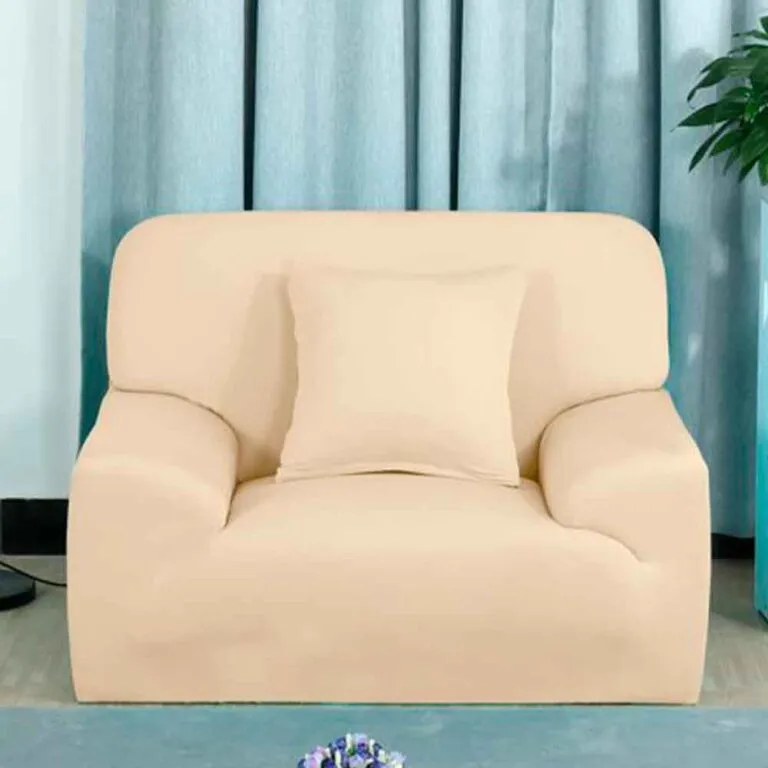 Protector de sof premium beige un (1) puesto Casa LiLe