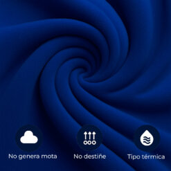 Cobija piel de conejo sintética azul