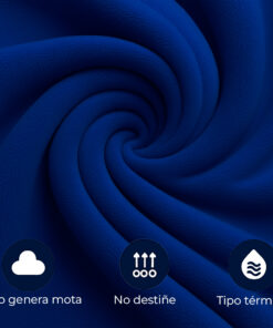 Cobija piel de conejo sintética azul