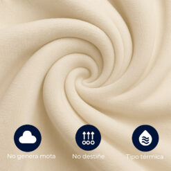 Cobija piel de conejo sintética beige