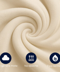 Cobija piel de conejo sintética beige