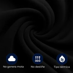 Cobija piel de conejo sint tica negra Casa LiLe