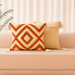 Cojín Decorativo Rústico Terracota