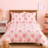 Edred n Infantil Corazones Rosados Casa LiLe