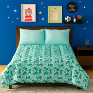 Cubrelecho Infantil Dinosaurios Espaciales