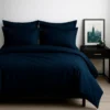 Juego de Duvet Algod n Azul Oscuro 400 hilos Casa LiLe