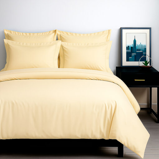 Juego de duvet algodón beige