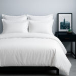 Juego de duvet algodón blanco