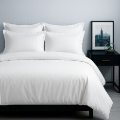 Juego de duvet algodón blanco