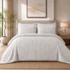 Duvet + Fundas Jacquard 300 Hilos Polialgod n Plata L neas Finas Casa LiLe