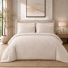 Duvet + Fundas Jacquard 300 Hilos Polialgod n Taup Dise o Geom trico Casa LiLe