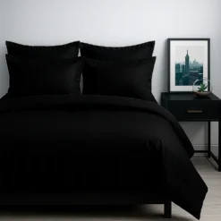 Juego de Duvet Algod n Negro 400 hilos Casa LiLe