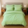 Juego de duvet verde manzana de poli ster Casa LiLe