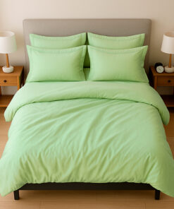 Juego de duvet verde manzana