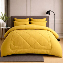 Plumón + Set de Fundas Oro