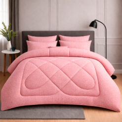 Plumón + Set de Fundas Rosa Griego