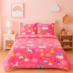 Cubrelecho Infantil Princesas Casa LiLe