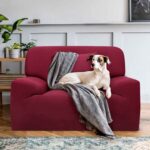 Protector de sofá premium vinotinto